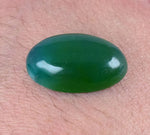 12carats GEM SILICA CHRYSOCOLLA Emeraldine Chalcedony Lily Mine Peru Cabochon Quartz Malachite Emerald Color Jade Color BE791