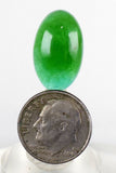 12carats GEM SILICA CHRYSOCOLLA Emeraldine Chalcedony Lily Mine Peru Cabochon Quartz Malachite Emerald Color Jade Color BE791