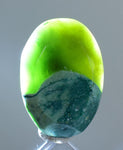 16carats GEM SILICA CHRYSOCOLLA Emeraldine Chalcedony Lily Mine Peru Scenic Quartz Malachite Facet Emerald Color Jade Color BE799