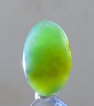 6.5cts GEM SILICA CHRYSOCOLLA Emeraldine Lily Mine Peru Cabochon Scenic Quartz Malachite Chalcedony Emerald Jade Color B826