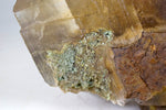 16cm SELENITE IN CHRYSOCOLLA lily mine quartz malachite mineral specimen T301