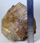 16cm SELENITE IN CHRYSOCOLLA lily mine quartz malachite mineral specimen T301