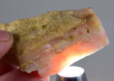 505Grams PINK OPAL ROUGH A A Quality Jewelry Pendant Peru Coral Color P193