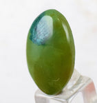 13.5cts GEM SILICA CHRYSOCOLLA Emeraldine Lily Mine Peru Cabochon Scenic Quartz Malachite Chalcedony Emerald Jade Color B807