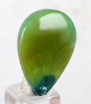 14.5cts GEM SILICA CHRYSOCOLLA Emeraldine Lily Mine Peru Cabochon Scenic Quartz Malachite Chalcedony Emerald Jade Color B808