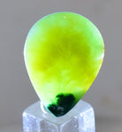 14.5cts GEM SILICA CHRYSOCOLLA Emeraldine Lily Mine Peru Cabochon Scenic Quartz Malachite Chalcedony Emerald Jade Color B808