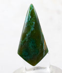 12cts GEM SILICA CHRYSOCOLLA Emeraldine Lily Mine Peru Cabochon Scenic Quartz Malachite Chalcedony Emerald Jade Color B814
