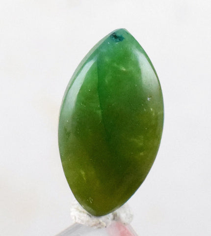 5.5cts GEM SILICA CHRYSOCOLLA Emeraldine Lily Mine Peru Cabochon Scenic Quartz Malachite Chalcedony Emerald Jade Color B824