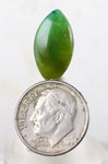 5.5cts GEM SILICA CHRYSOCOLLA Emeraldine Lily Mine Peru Cabochon Scenic Quartz Malachite Chalcedony Emerald Jade Color B824