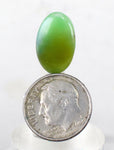 6.5cts GEM SILICA CHRYSOCOLLA Emeraldine Lily Mine Peru Cabochon Scenic Quartz Malachite Chalcedony Emerald Jade Color B826