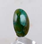 5.5cts GEM SILICA CHRYSOCOLLA Emeraldine Lily Mine Peru Cabochon Scenic Quartz Malachite Chalcedony Emerald Jade Color B831