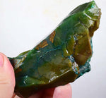 213 Grams GEM SILICA CHRYSOCOLLA Multicolor Chalcedony Emerald Jade Color Lily Mine S19