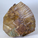 16cm SELENITE IN CHRYSOCOLLA lily mine quartz malachite mineral specimen T301