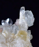 4.6cms RHODOCHROSITE PYRITE FLUORITE Quartz Sphalerite Super Mineral Combo Pasto Bueno Mine Old Stock Collector Peru Mineral Specimen RE138