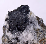6.1cm ACANTHITE PYRARGIRITE QUARTZ Pyrite Mangano Calcite Mineral Peru HE218
