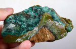 213 Grams GEM SILICA CHRYSOCOLLA Multicolor Chalcedony Emerald Jade Color Lily Mine S19