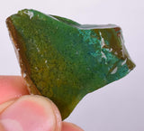 12.7gr GEM SILICA CHRYSOCOLLA Emeraldine Lily Mine Peru Scenic Quartz Malachite Chalcedony Emerald Jade Color S24