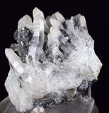 6.9cms QUARTZ PYRITE HUARON  Peru Tetrahedrite Sphalerite Crystals Old Stock Collector  Mineral Specimen Q279