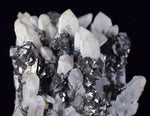 6.9cms QUARTZ PYRITE HUARON  Peru Tetrahedrite Sphalerite Crystals Old Stock Collector  Mineral Specimen Q279