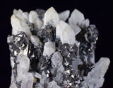 6.9cms QUARTZ PYRITE HUARON  Peru Tetrahedrite Sphalerite Crystals Old Stock Collector  Mineral Specimen Q279