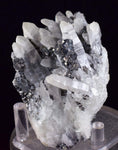 6.9cms QUARTZ PYRITE HUARON  Peru Tetrahedrite Sphalerite Crystals Old Stock Collector  Mineral Specimen Q279