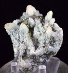 6.6cms QUARTZ PYRITE HUARON  Peru Tetrahedrite Sphalerite Crystals Old Stock Collector  Mineral Specimen Q281