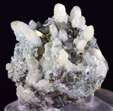 6.6cms QUARTZ PYRITE HUARON  Peru Tetrahedrite Sphalerite Crystals Old Stock Collector  Mineral Specimen Q281
