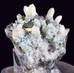 6.6cms QUARTZ PYRITE HUARON  Peru Tetrahedrite Sphalerite Crystals Old Stock Collector  Mineral Specimen Q281
