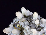 6.6cms QUARTZ PYRITE HUARON  Peru Tetrahedrite Sphalerite Crystals Old Stock Collector  Mineral Specimen Q281