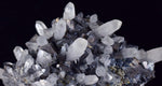 8.2cms QUARTZ PYRITE HUARON  Peru Tetrahedrite Sphalerite Crystals Old Stock Collector  Mineral Specimen Q282
