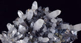 8.2cms QUARTZ PYRITE HUARON  Peru Tetrahedrite Sphalerite Crystals Old Stock Collector  Mineral Specimen Q282