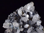 8.2cms QUARTZ PYRITE HUARON  Peru Tetrahedrite Sphalerite Crystals Old Stock Collector  Mineral Specimen Q282