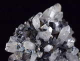 8.2cms QUARTZ PYRITE HUARON  Peru Tetrahedrite Sphalerite Crystals Old Stock Collector  Mineral Specimen Q282