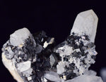 8.5cms QUARTZ PYRITE HUARON  Peru Tetrahedrite Sphalerite Crystals Old Stock Collector  Mineral Specimen Q283