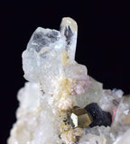 4.6cms RHODOCHROSITE PYRITE FLUORITE Quartz Sphalerite Super Mineral Combo Pasto Bueno Mine Old Stock Collector Peru Mineral Specimen RE138