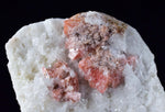 4.3cms RHODOCHROSITE RHOMBOHEDRAL QUARTZ Crystals Huayllapon Pasto Bueno Mine Peru Collector Mineral Specimen R195
