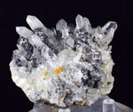8.3cms QUARTZ PYRITE HUARON  Peru Tetrahedrite Sphalerite Crystals Old Stock Collector  Mineral Specimen Q278