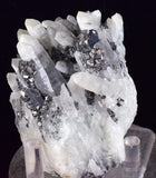 6.9cms QUARTZ PYRITE HUARON  Peru Tetrahedrite Sphalerite Crystals Old Stock Collector  Mineral Specimen Q279