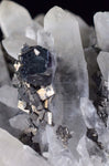 6.9cms QUARTZ PYRITE HUARON  Peru Tetrahedrite Sphalerite Crystals Old Stock Collector  Mineral Specimen Q279