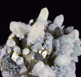 6.6cms QUARTZ PYRITE HUARON  Peru Tetrahedrite Sphalerite Crystals Old Stock Collector  Mineral Specimen Q281