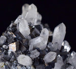 8.2cms QUARTZ PYRITE HUARON  Peru Tetrahedrite Sphalerite Crystals Old Stock Collector  Mineral Specimen Q282