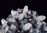 8.2cms QUARTZ PYRITE HUARON  Peru Tetrahedrite Sphalerite Crystals Old Stock Collector  Mineral Specimen Q282