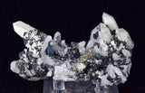 8.5cms QUARTZ PYRITE HUARON  Peru Tetrahedrite Sphalerite Crystals Old Stock Collector  Mineral Specimen Q283