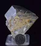 5.2cms TWIN SELENITE CRYSTAL Lily Mine Peru Gypsum 2000 Discovery Transparent Premium Mineral Specimen T316