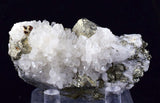 6.6cms QUARTZ PYRITE HUARON  Peru Crystals Old Stock Collector  Mineral Specimen M178