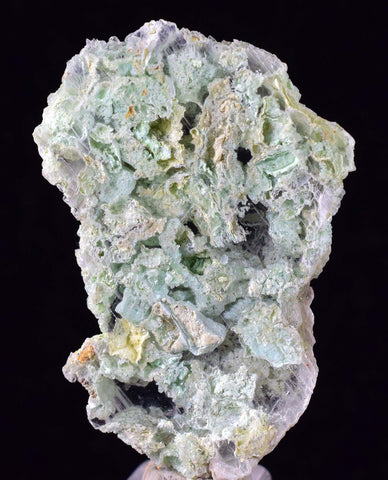 3.8cms CHRYSOCOLLA SELENITE GYPSUM Crystal Lily Mine Peru 2000 Discovery Transparent Mineral Specimen T321
