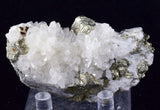 6.6cms QUARTZ PYRITE HUARON  Peru Crystals Old Stock Collector  Mineral Specimen M178