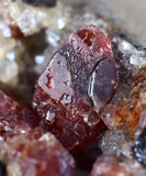 5.1cms RHODOCHROSITE CRYSTALS Peru Manganite 2000 Year Discovery Uchucchacua Mine Gemstone Collector Mineral Specimen R291