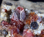 5.1cms RHODOCHROSITE CRYSTALS Peru Manganite 2000 Year Discovery Uchucchacua Mine Gemstone Collector Mineral Specimen R291