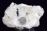 10.5cms HUBNERITE QUARTZ CRYSTALS Mineral Specimen Collector Peru M188